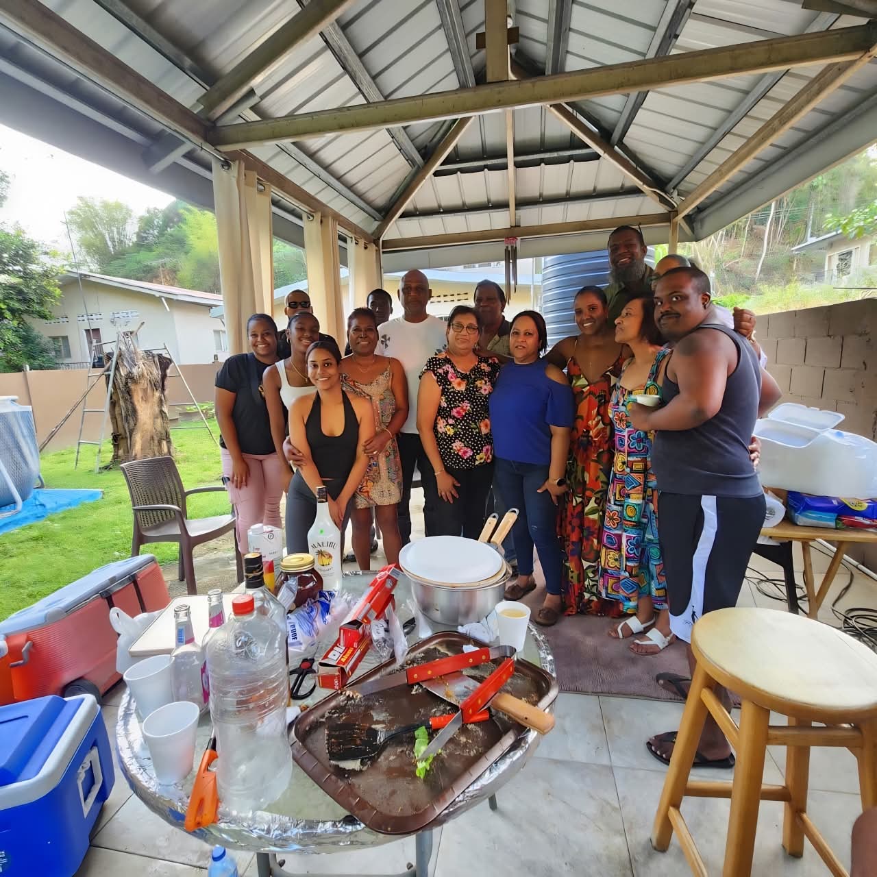 Maria reunited with her first and second cousins after approximately 40 years apart