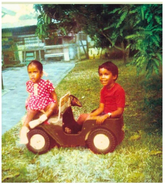 Nicky and Maria together at Brandons in Barbados in the 1970s